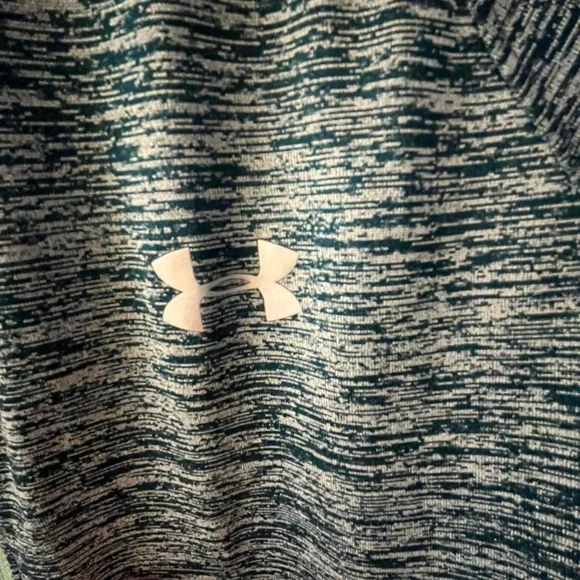 Under Armour Blue and White HeatGear Pullover​ - Picture 2 of 4